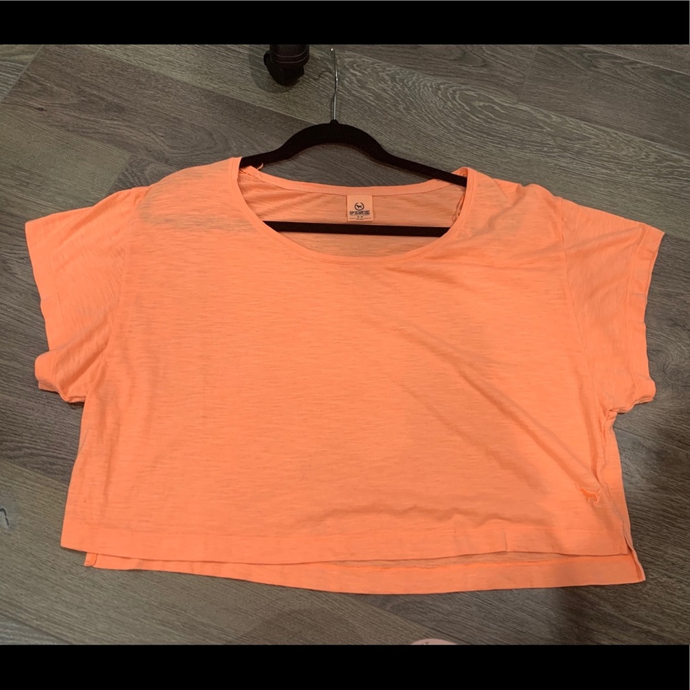 Pink - Victoria’s Secret wide neon orange crop top